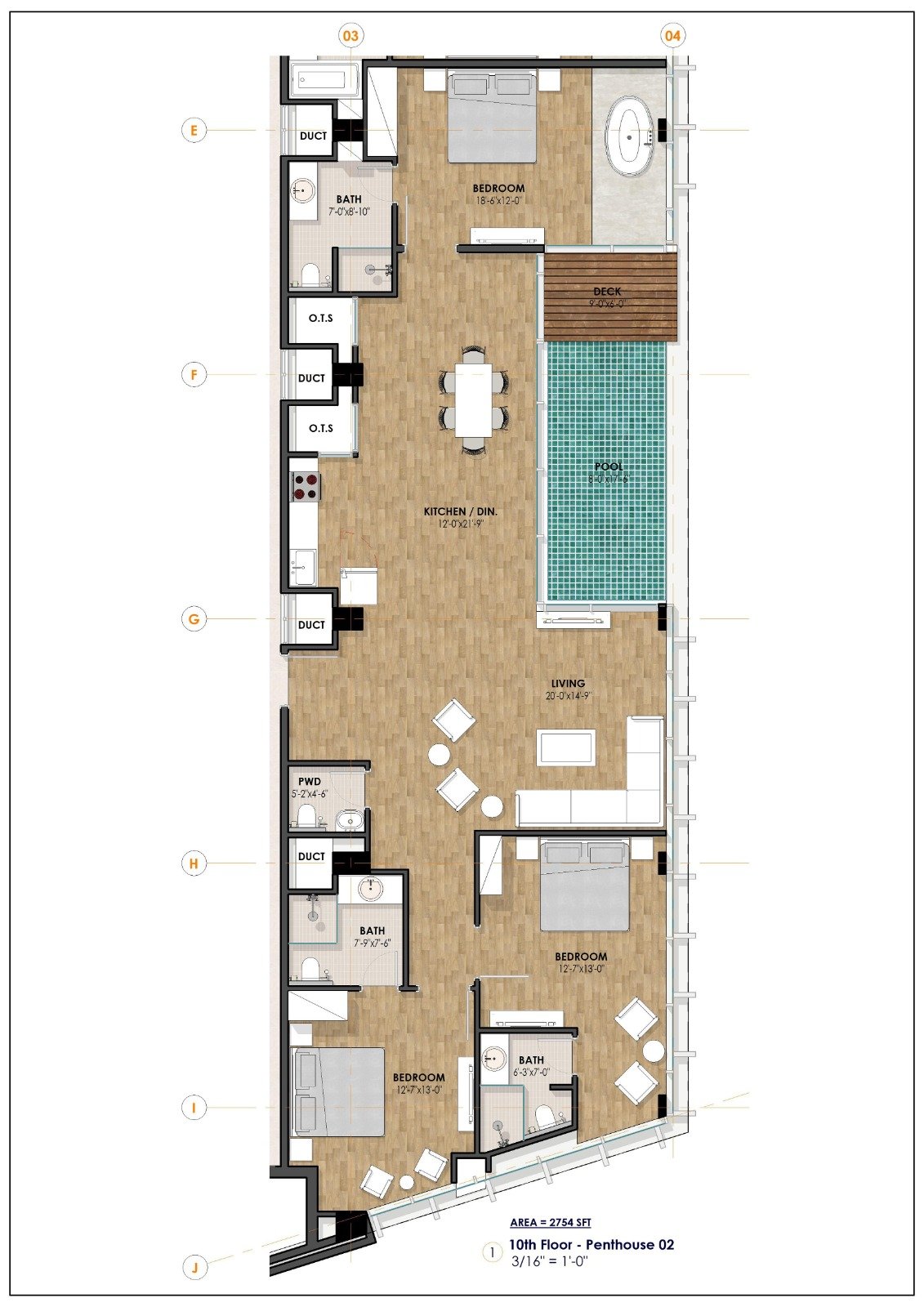 Penthouse apartment in bahria town lahore (2)