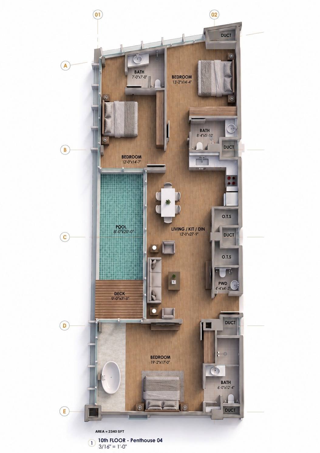 Penthouse apartment in bahria town lahore (3)